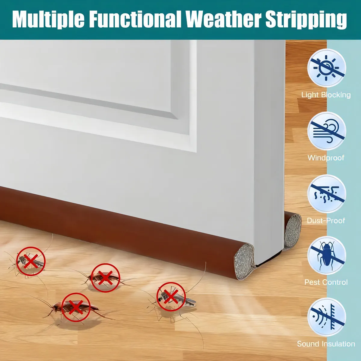 Guardapolvo Tapon Puerta Burlete Polvo